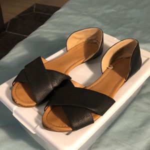 Faux leather Express sandals
